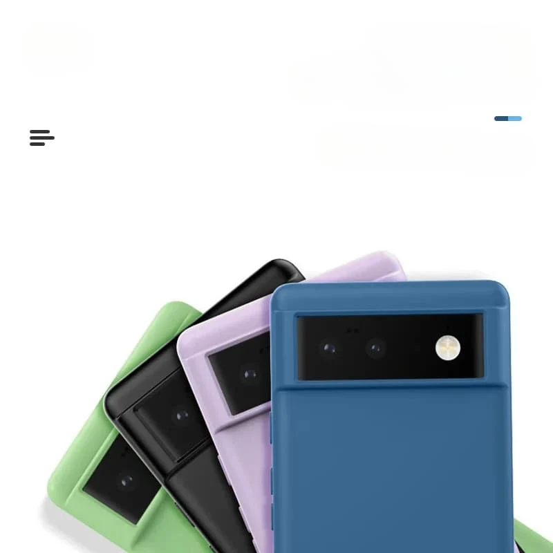 Vloeibaar Siliconen Telefoonhoesje Google Pixel Beschermhoes Draadloos Opladen Compatibel Shockproof | Sansoti