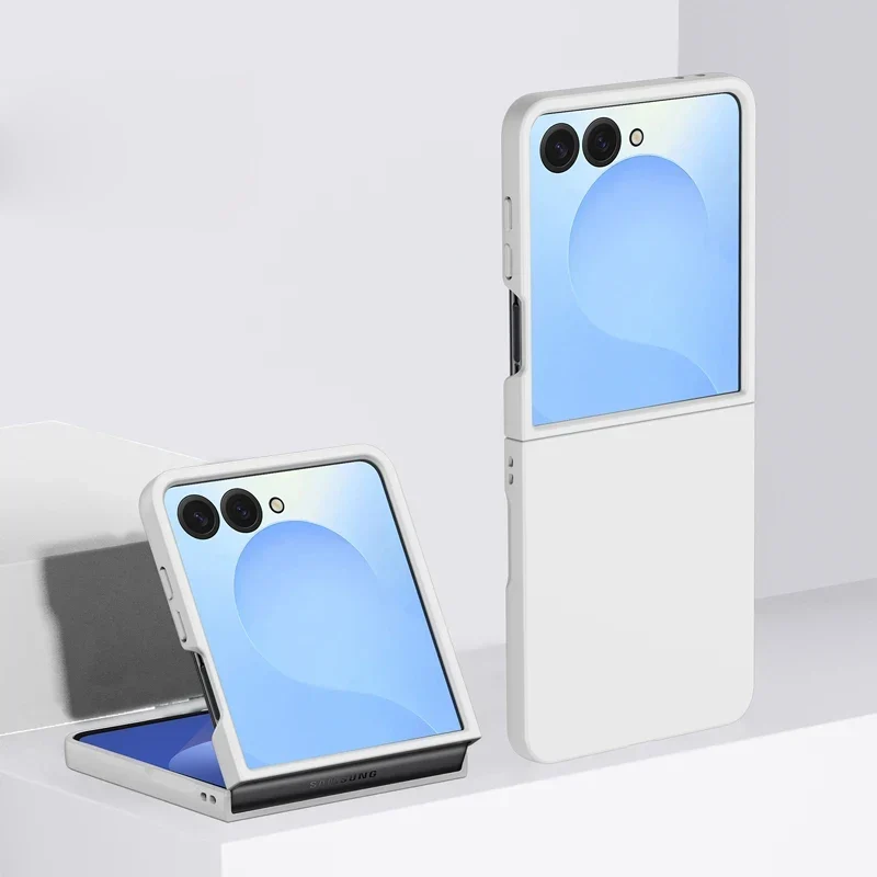 Schokbestendige Hardcase voor Vouwbare Smartphone Blauw Groen Roze Beige Bescherming Draadloos Laden | Sansoti