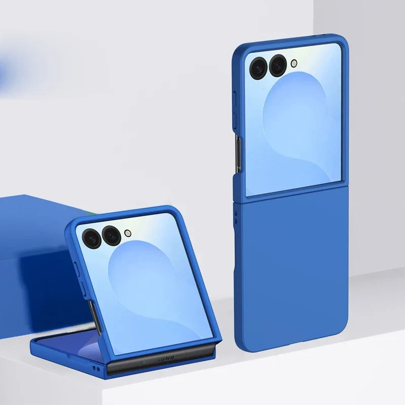 Schokbestendige Hardcase voor Vouwbare Smartphone Blauw Groen Roze Beige Bescherming Draadloos Laden | Sansoti
