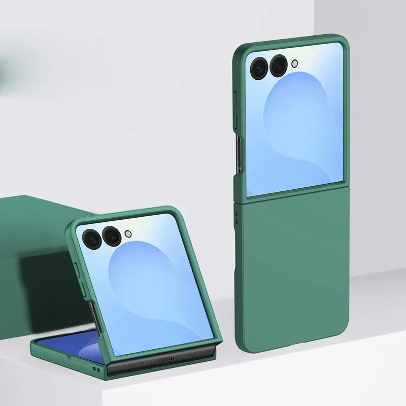 Schokbestendige Hardcase voor Vouwbare Smartphone Blauw Groen Roze Beige Bescherming Draadloos Laden | Sansoti