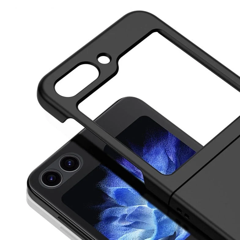Schokbestendige Hardcase voor Vouwbare Smartphone Blauw Groen Roze Beige Bescherming Draadloos Laden | Sansoti