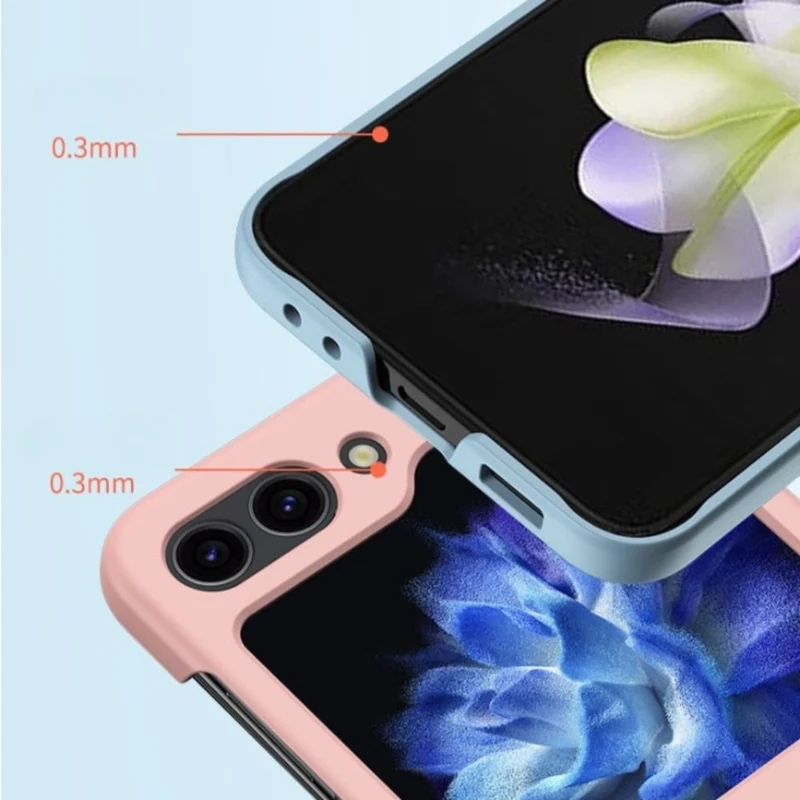 Schokbestendige Hardcase voor Vouwbare Smartphone Blauw Groen Roze Beige Bescherming Draadloos Laden | Sansoti