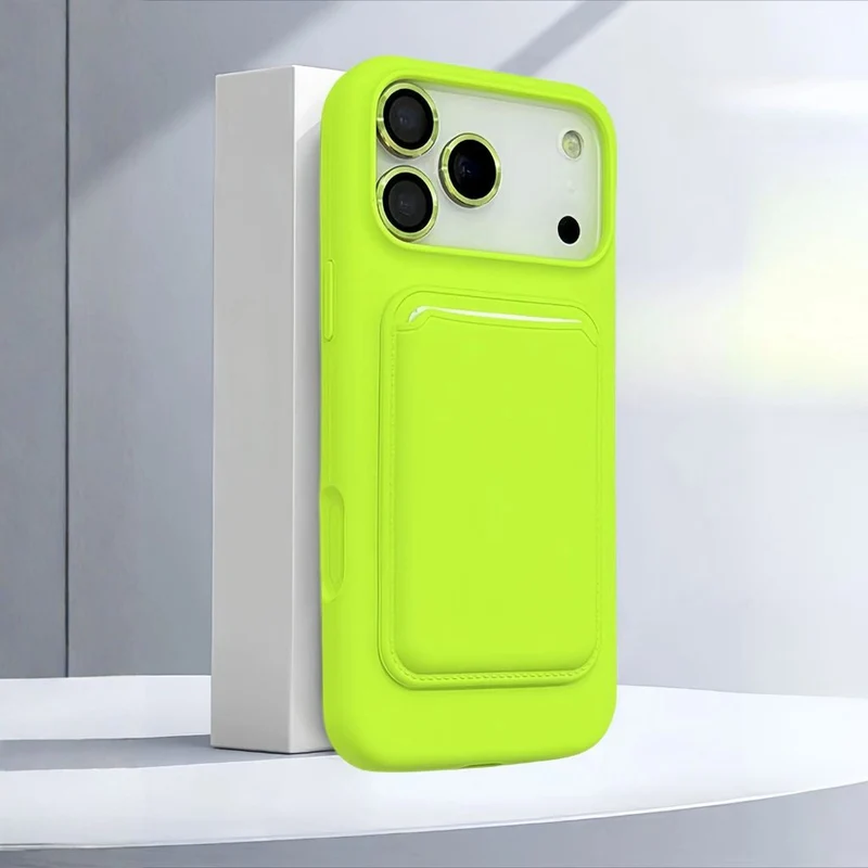 Siliconen iPhone Hoesje met Afneembare Kaarthouder Shockproof Magnetisch Pasjeshouder Telefoonbescherming | Sansoti