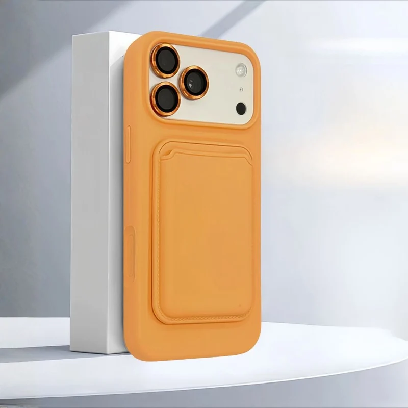 Siliconen iPhone Hoesje met Afneembare Kaarthouder Shockproof Magnetisch Pasjeshouder Telefoonbescherming | Sansoti