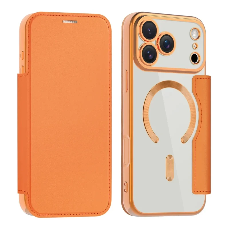 Transparante Portemonnee Telefoonhoes met MagSafe en RFID-blokkering voor iPhone 12 13 14 15 16 17 Reeks | Sansoti