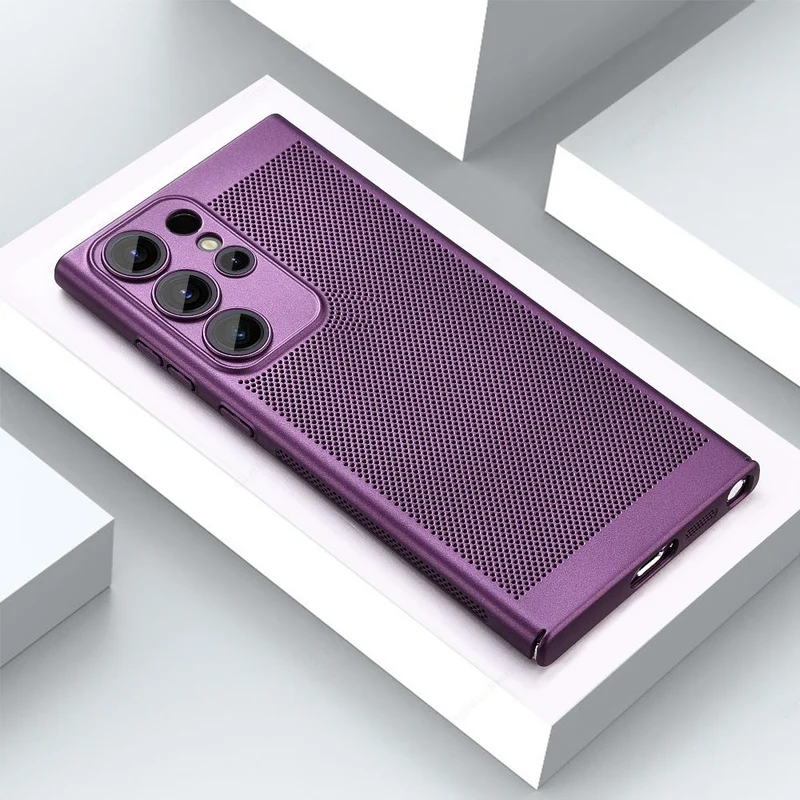 Warmteafvoerende Telefoonhoes Samsung Galaxy TPU Beschermcase met Camerabescherming en Krasbestendig Design | Sansoti