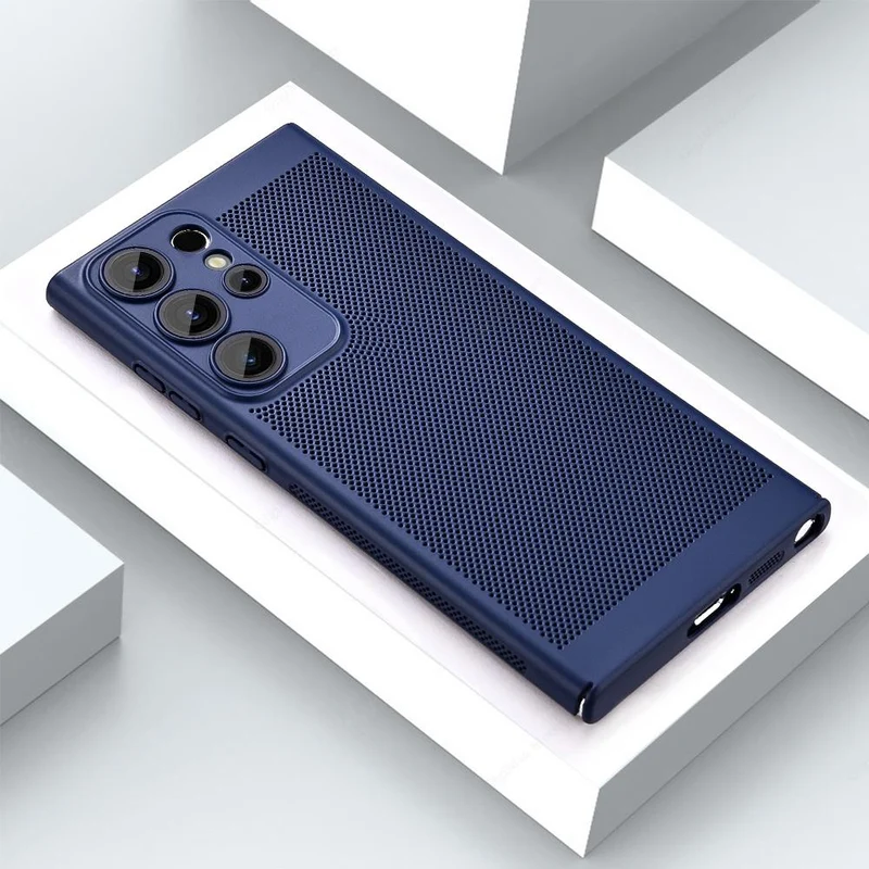 Warmteafvoerende Telefoonhoes Samsung Galaxy TPU Beschermcase met Camerabescherming en Krasbestendig Design | Sansoti