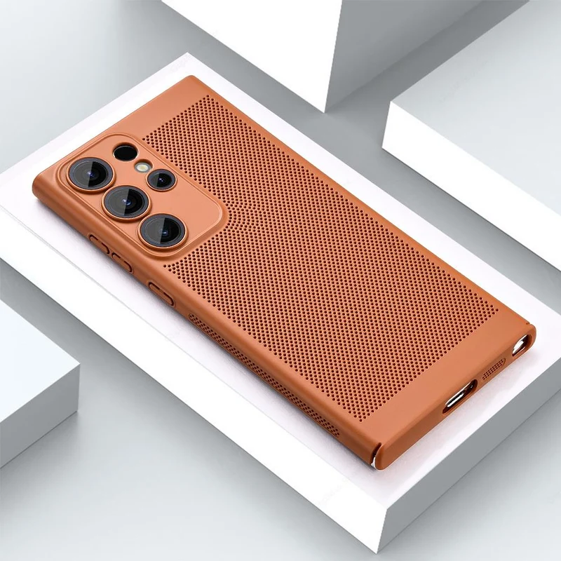 Warmteafvoerende Telefoonhoes Samsung Galaxy TPU Beschermcase met Camerabescherming en Krasbestendig Design | Sansoti