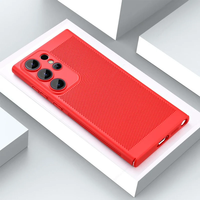 Warmteafvoerende Telefoonhoes Samsung Galaxy TPU Beschermcase met Camerabescherming en Krasbestendig Design | Sansoti