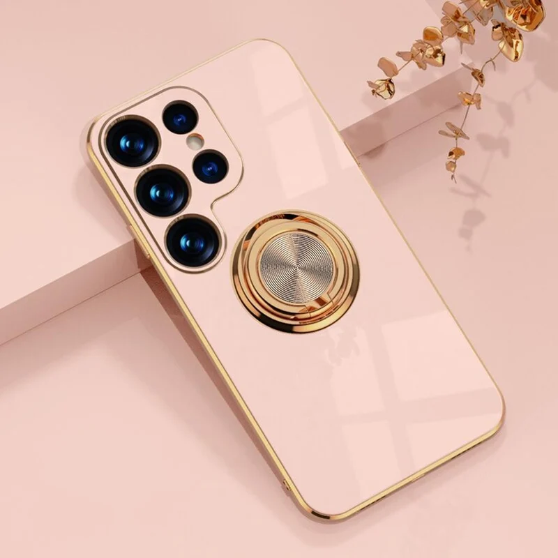 Telefoonhoesje met Ringhouder en Magnetische Autohouder Functie voor Samsung Galaxy Modellen Bescherming | Sansoti