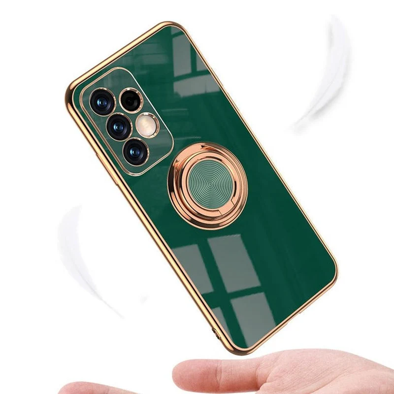 Telefoonhoesje met Ringhouder en Magnetische Autohouder Functie voor Samsung Galaxy Modellen Bescherming | Sansoti