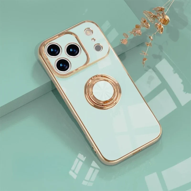 Telefoonhoesje met Ringhouder & Magnetische Steun voor Veilig Autogebruik iPhone 14 15 16 17 Pro Max | Sansoti
