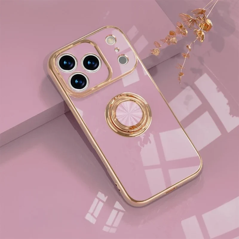 Telefoonhoesje met Ringhouder & Magnetische Steun voor Veilig Autogebruik iPhone 14 15 16 17 Pro Max | Sansoti