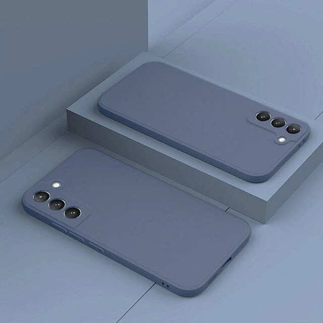 Siliconen Telefoonhoesje met Microfiber Voering voor Galaxy S22-S26 Series Shockproof Bescherming Ultradun | Sansoti