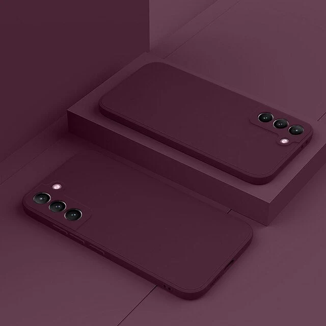 Siliconen Telefoonhoesje met Microfiber Voering voor Galaxy S22-S26 Series Shockproof Bescherming Ultradun | Sansoti