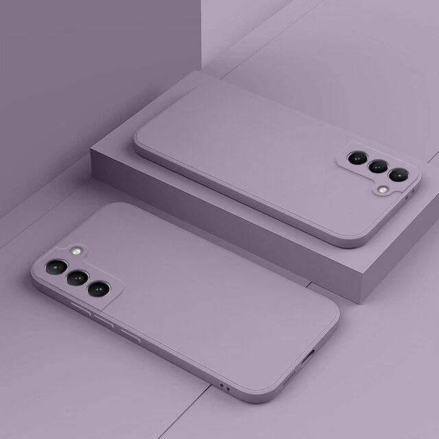 Siliconen Telefoonhoesje met Microfiber Voering voor Galaxy S22-S26 Series Shockproof Bescherming Ultradun | Sansoti
