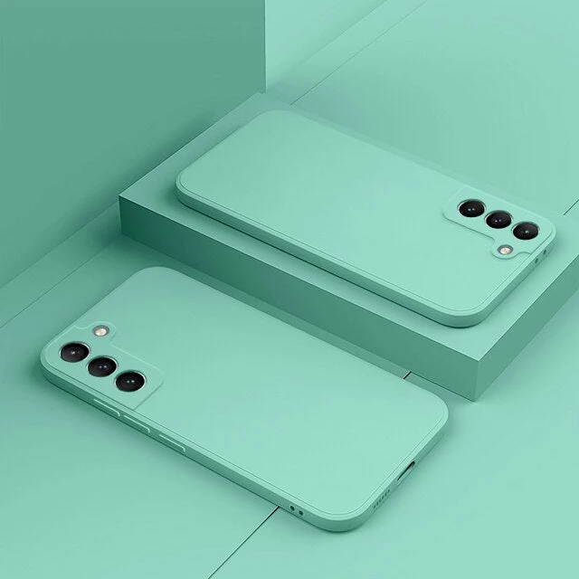 Siliconen Telefoonhoesje met Microfiber Voering voor Galaxy S22-S26 Series Shockproof Bescherming Ultradun | Sansoti
