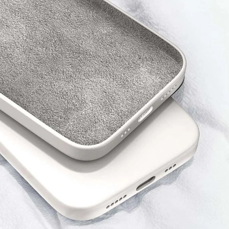 Siliconen Telefoonhoesje met Microfiber Voering voor Galaxy S22-S26 Series Shockproof Bescherming Ultradun | Sansoti