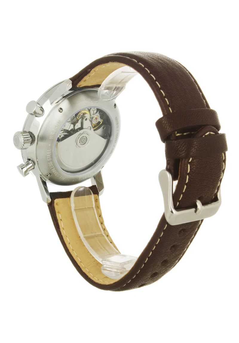 Iron Annie Bauhaus 5018-2 Herrenuhr Automatik Schwarz • Valjoux 7750 Chronograph • Sichtboden