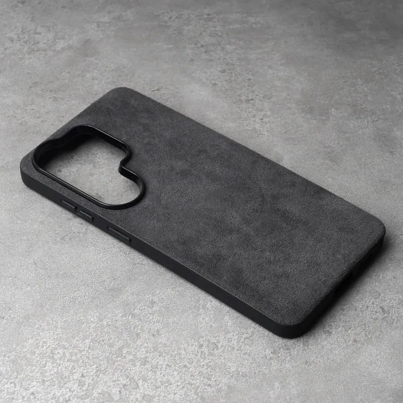 Premium Suède-achtige Telefoonhoes Samsung Galaxy met Comfortabele Grip Schokabsorptie en Stijlvolle Bescherming | Sansoti