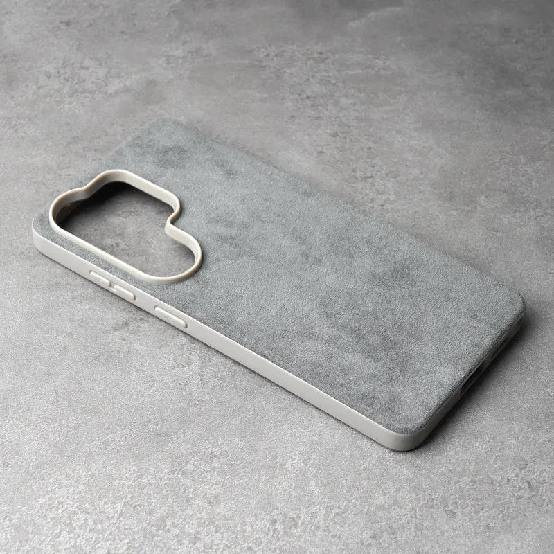 Premium Suède-achtige Telefoonhoes Samsung Galaxy met Comfortabele Grip Schokabsorptie en Stijlvolle Bescherming | Sansoti