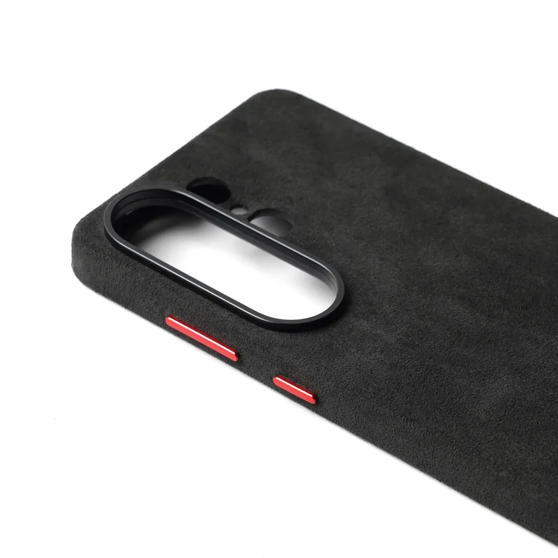 Premium Suède-achtige Telefoonhoes Samsung Galaxy met Comfortabele Grip Schokabsorptie en Stijlvolle Bescherming | Sansoti