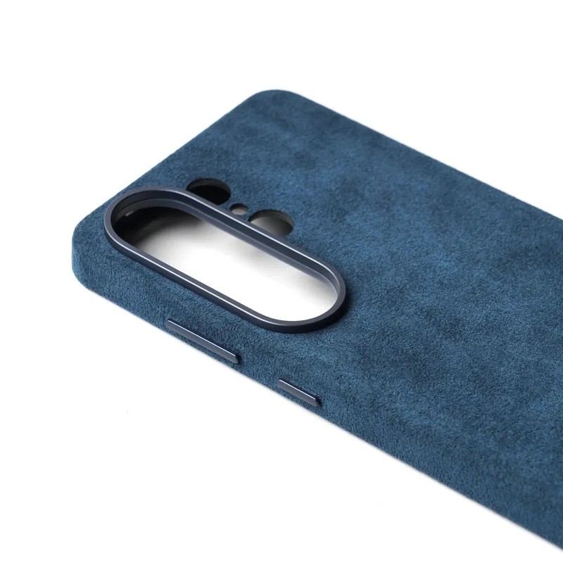 Premium Suède-achtige Telefoonhoes Samsung Galaxy met Comfortabele Grip Schokabsorptie en Stijlvolle Bescherming | Sansoti