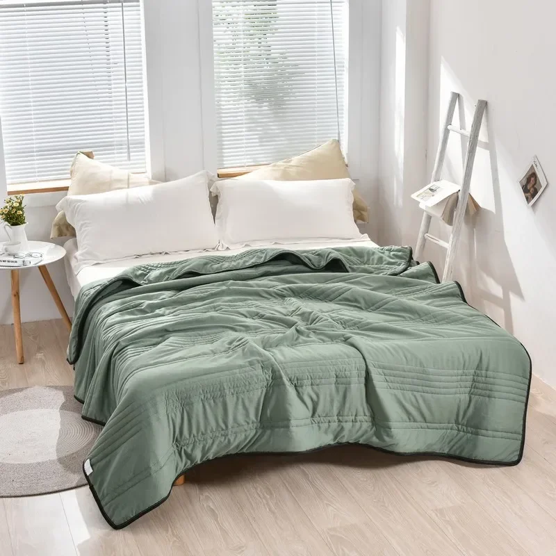 Zomerdeken Gekoeld Effect Polyester 100-200 cm Ademend Lichtgewicht Dun voor Warme Nachten Slaapkamer | Sansoti