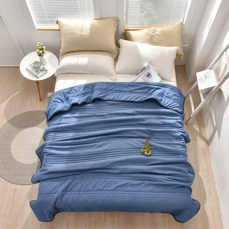 Zomerdeken Gekoeld Effect Polyester 100-200 cm Ademend Lichtgewicht Dun voor Warme Nachten Slaapkamer | Sansoti