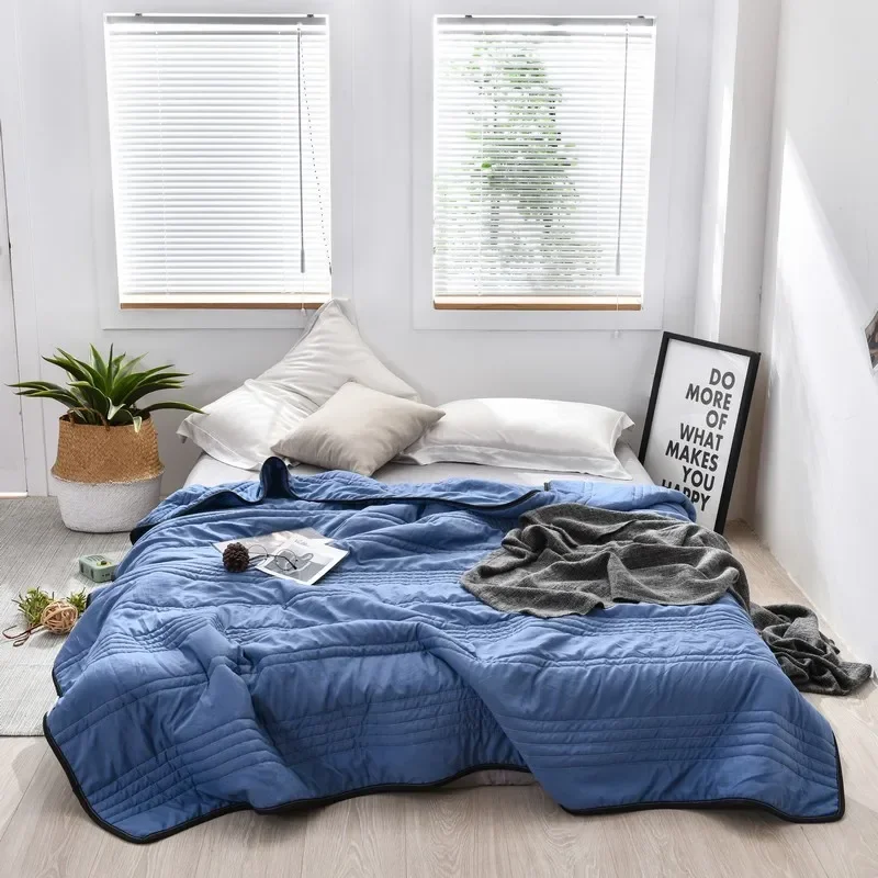 Zomerdeken Gekoeld Effect Polyester 100-200 cm Ademend Lichtgewicht Dun voor Warme Nachten Slaapkamer | Sansoti