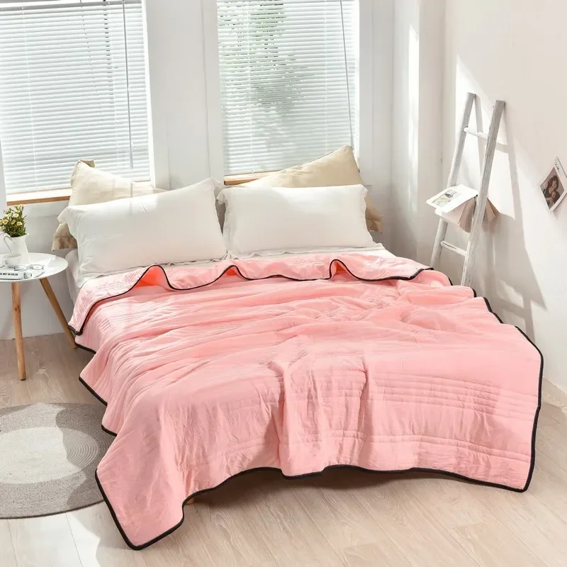 Zomerdeken Gekoeld Effect Polyester 100-200 cm Ademend Lichtgewicht Dun voor Warme Nachten Slaapkamer | Sansoti