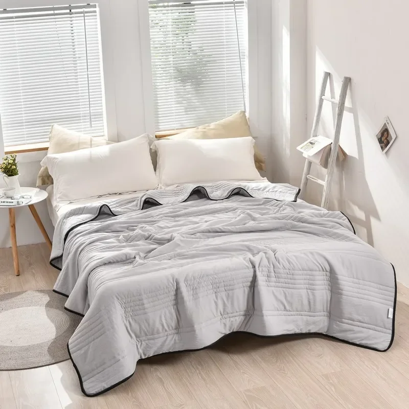 Zomerdeken Gekoeld Effect Polyester 100-200 cm Ademend Lichtgewicht Dun voor Warme Nachten Slaapkamer | Sansoti