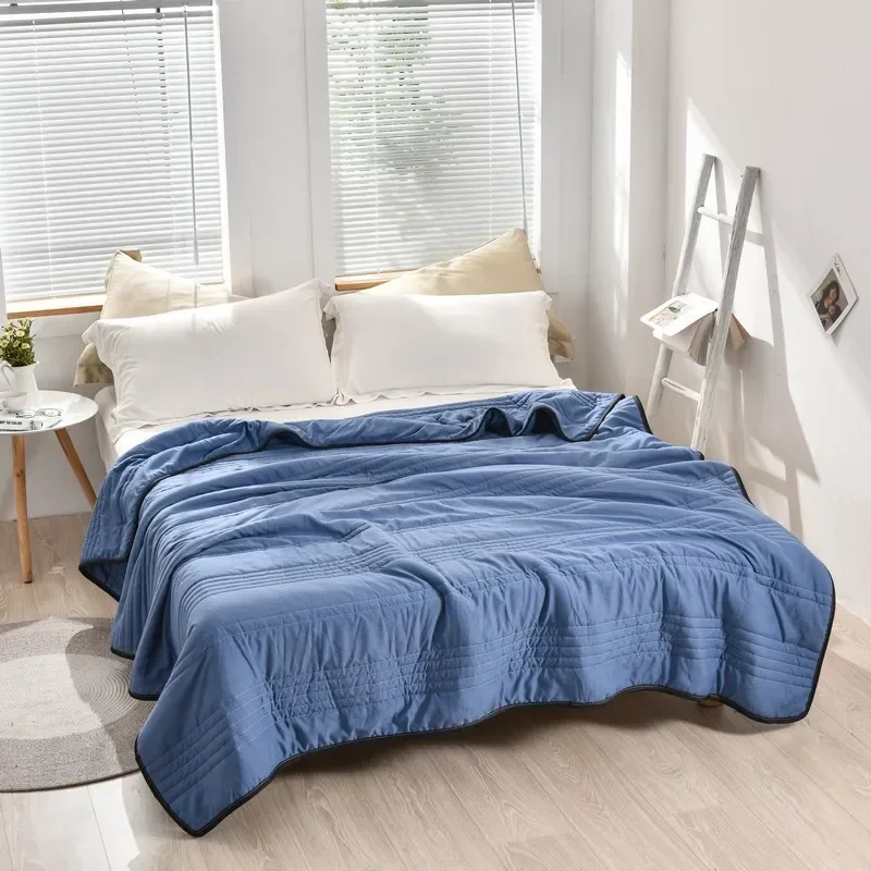 Zomerdeken Gekoeld Effect Polyester 100-200 cm Ademend Lichtgewicht Dun voor Warme Nachten Slaapkamer | Sansoti