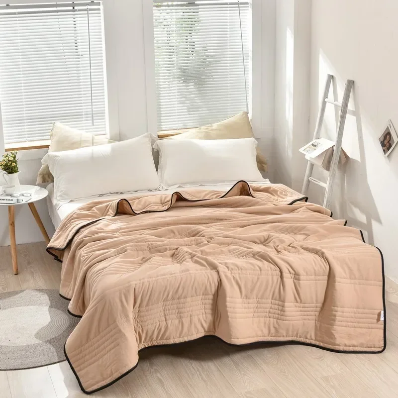 Zomerdeken Gekoeld Effect Polyester 100-200 cm Ademend Lichtgewicht Dun voor Warme Nachten Slaapkamer | Sansoti