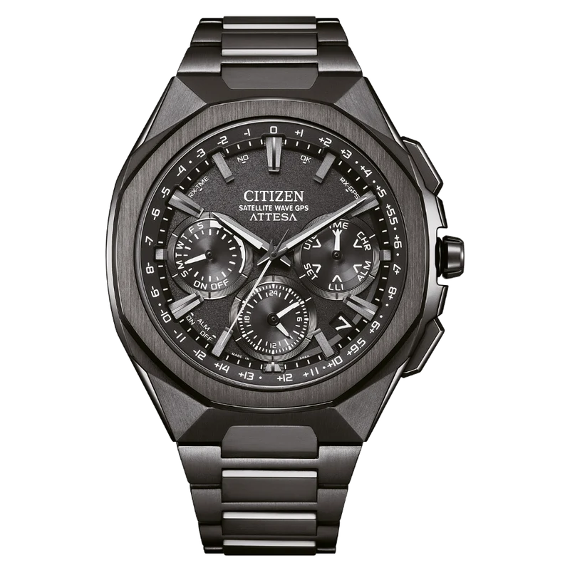 Citizen Attesa CC4105-69E Herrenuhr • Solar Satellite GPS • Chronograph