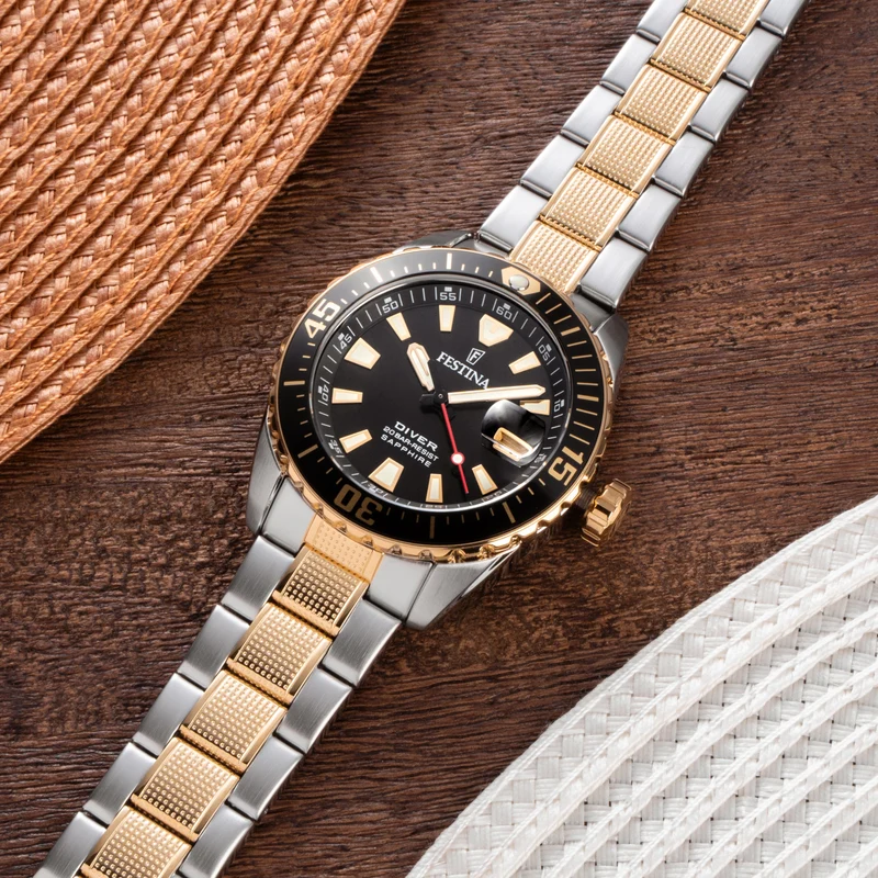 Festina Diver F20706/3 Herren • Saphirglas • 200 m Wasserdicht