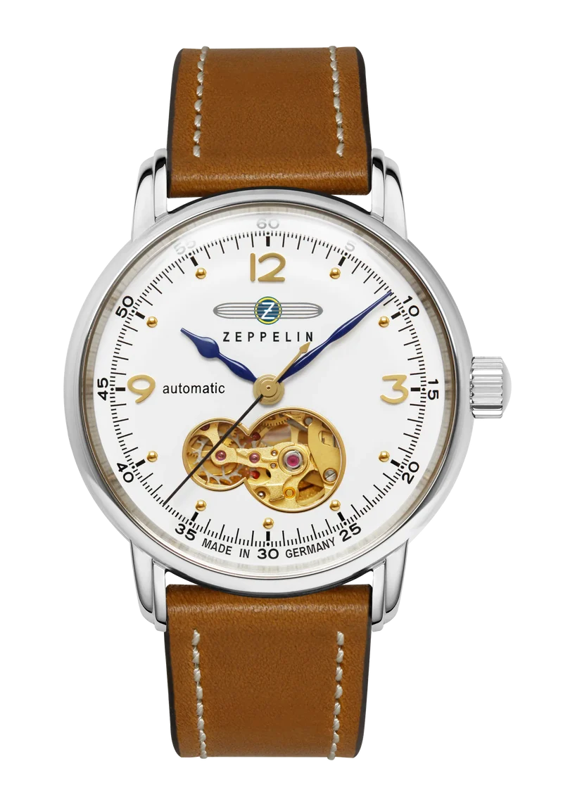 Zeppelin Barcelona Ladies Open Heart 9567-1 Damen • Automatikwerk • Open-Heart-Komplikation