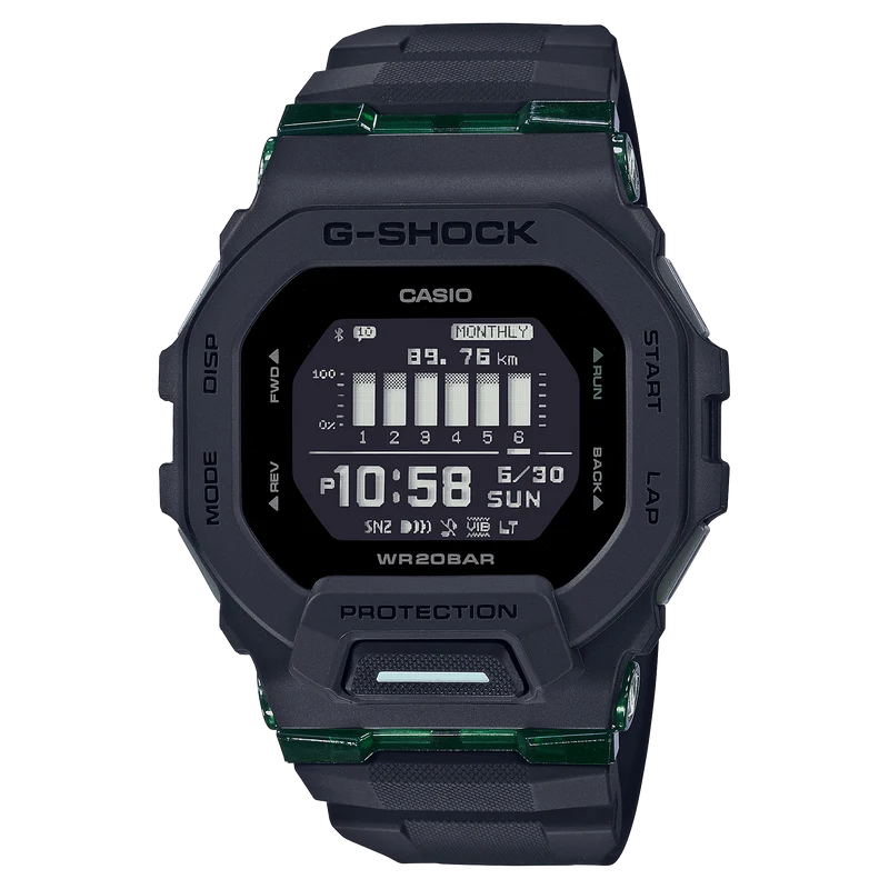 Casio GBD-200-7ER G-Shock G-Squad Digitaluhr Weiß • Bluetooth-Verbindung • MIP-LCD-Display