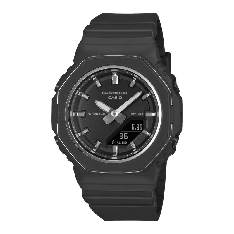 Casio GMA-P2110-1AER G-Shock Classic Damen Armbanduhr Schwarz • Ana-Digi • Biobasiertes Resin