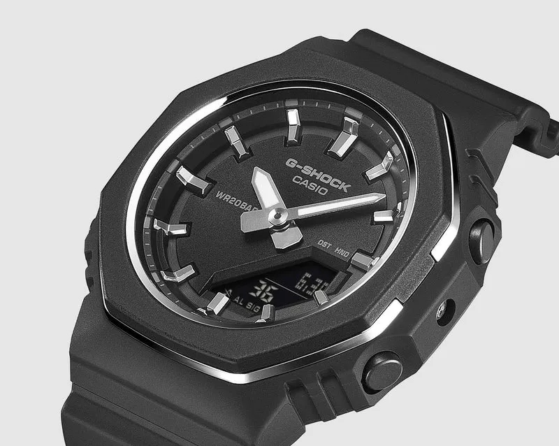Casio GMA-P2110-1AER G-Shock Classic Damen Armbanduhr Schwarz • Ana-Digi • Biobasiertes Resin