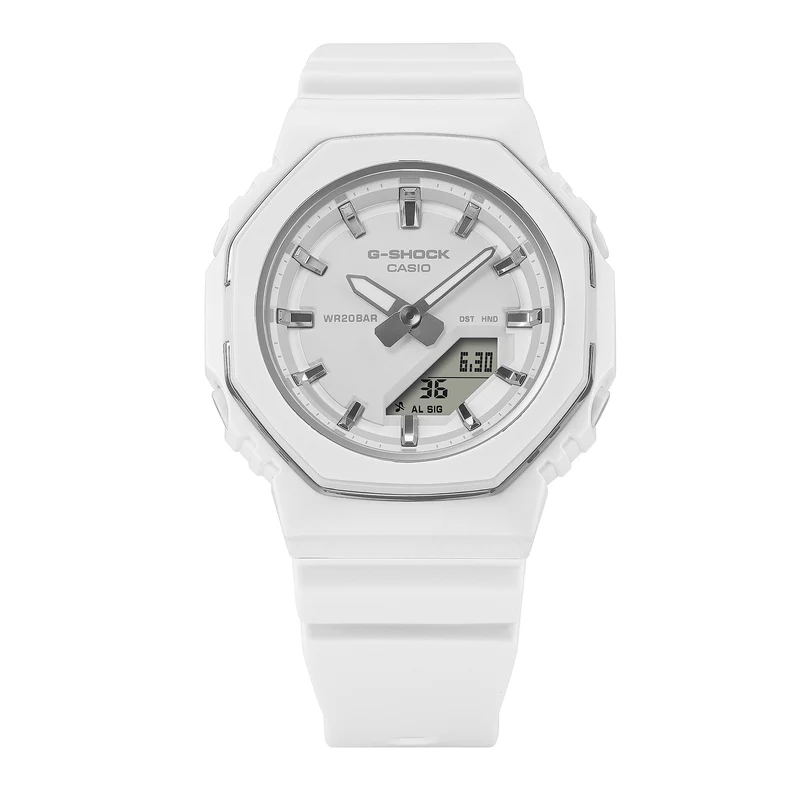 Casio GMA-P2110-7AER G-Shock Classic Damenuhr Weiß • Ana-Digi • Biobasiertes Resin