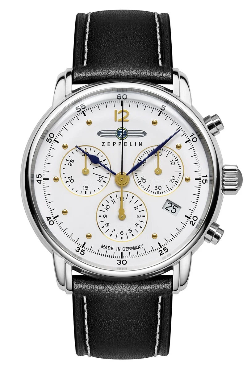 Zeppelin Barcelona 9586-1 Herren Armbanduhr • Quarzwerk Ronda 5030.D • Mineralglas