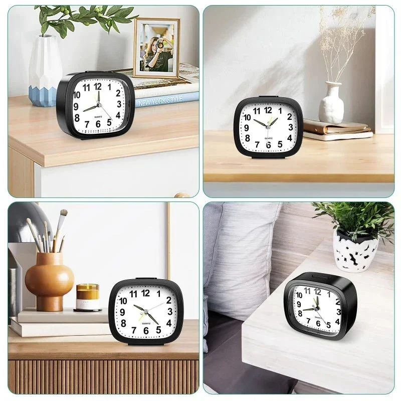 Klassischer Quarzwecker für das Schlafzimmer