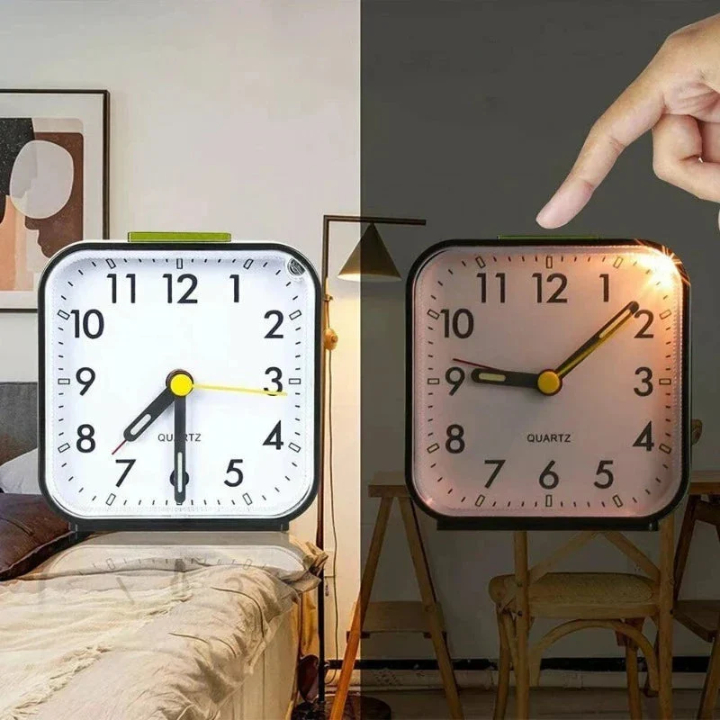 Lautloser analoger Wecker für Schlafzimmer
