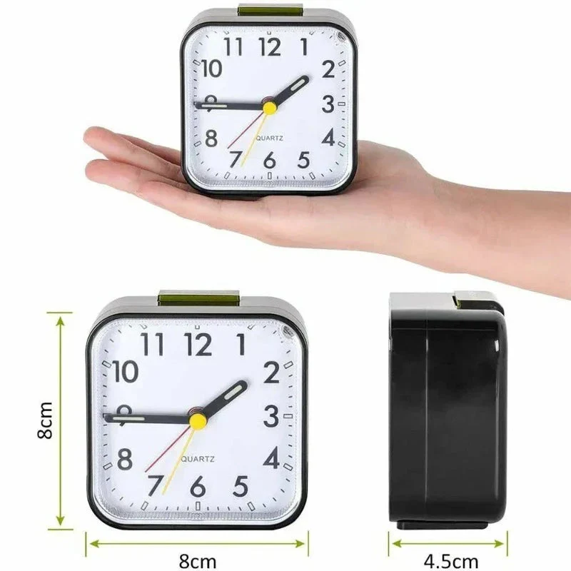 Lautloser analoger Wecker für Schlafzimmer