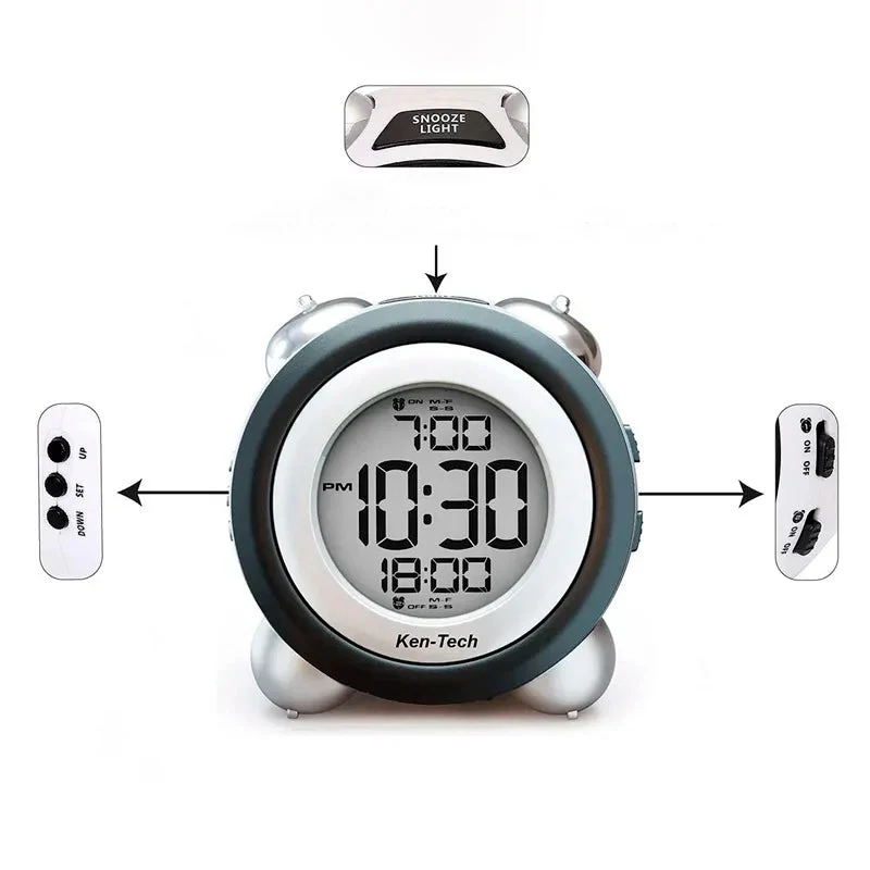 Digitaler Wecker mit extra lautem Alarm