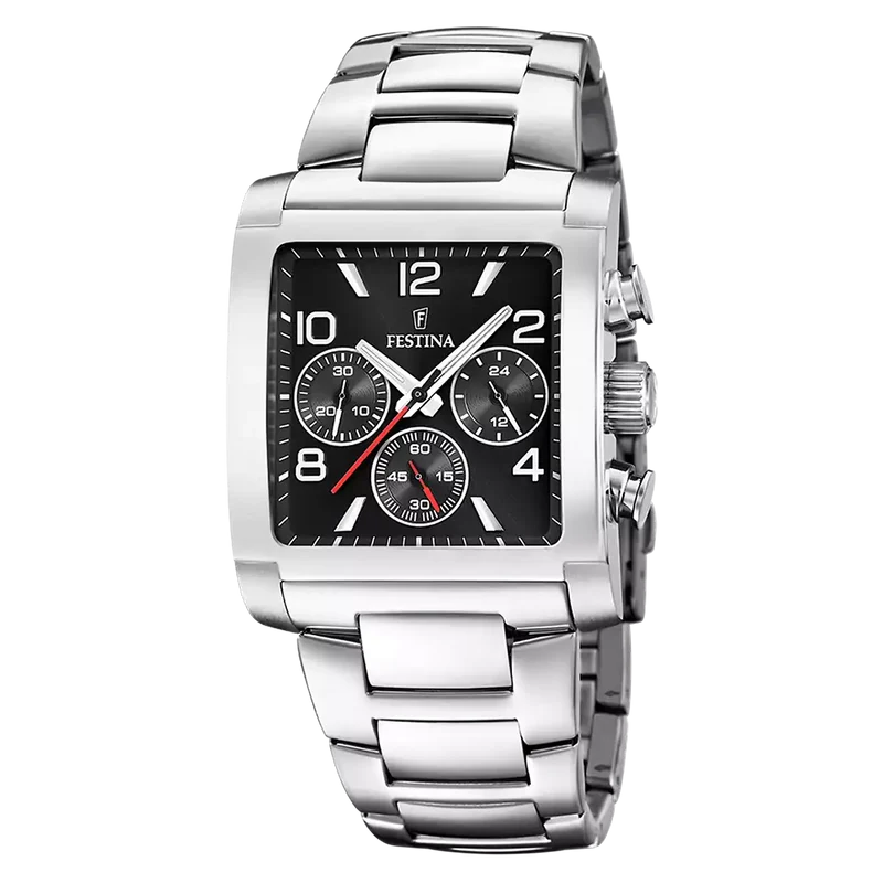 Festina Timeless Chronograph F20652/3 Herren • Mineralglas • Edelstahlgehäuse