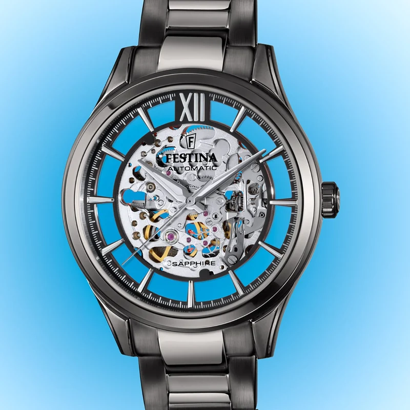 Festina F20632/1 Herren Automatik Skelett • Saphirglas • MIYOTA Automatikwerk