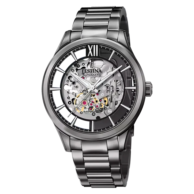 Festina F20632/1 Herren Automatik Skelett • Saphirglas • MIYOTA Automatikwerk