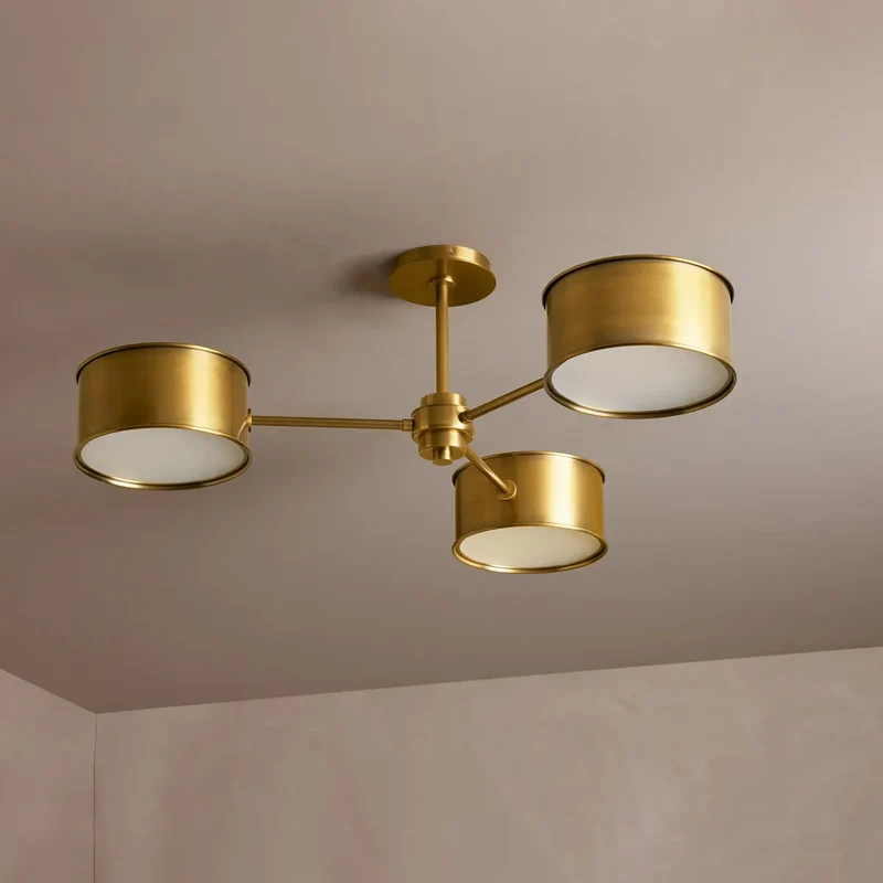 Plafondlamp Metaal 91cm Verfijnd Industrieel Design Woonkamer Slaapkamer Eetkamer Moderne Sfeerverlichting | Sansoti